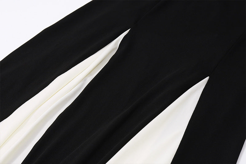 Contrast Panel Women's Dress