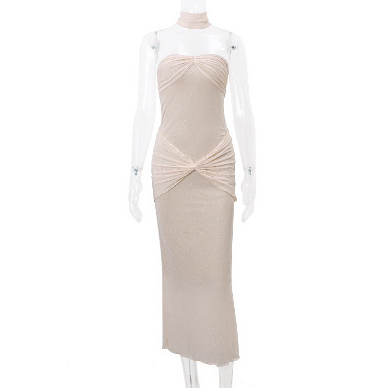 Elegant Pleated Dress