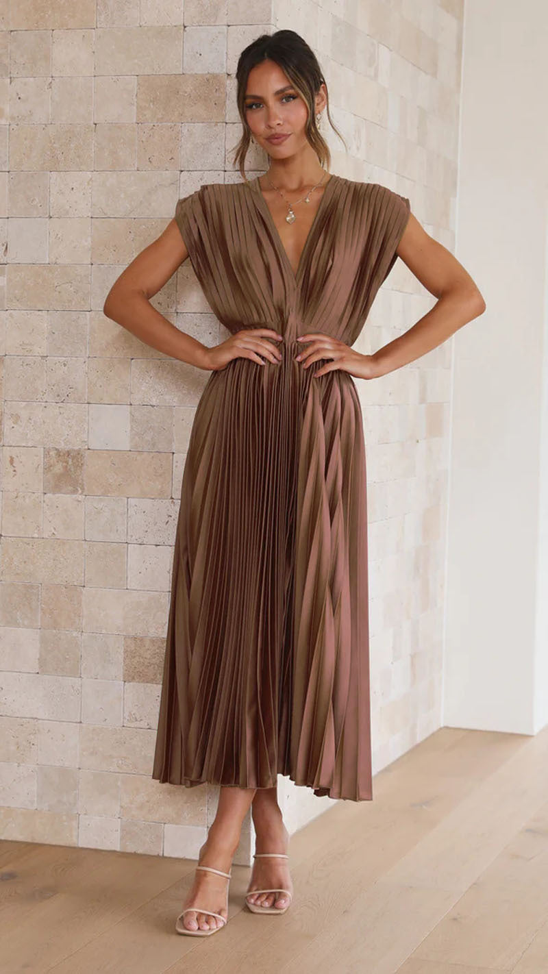 Sexy Pleated Dress