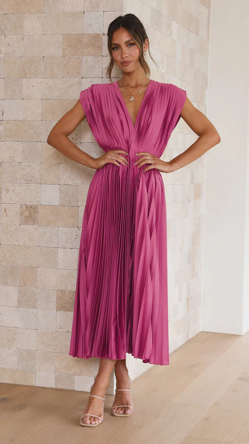Sexy Pleated Dress