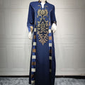 Elegant Long Embroidered Dress