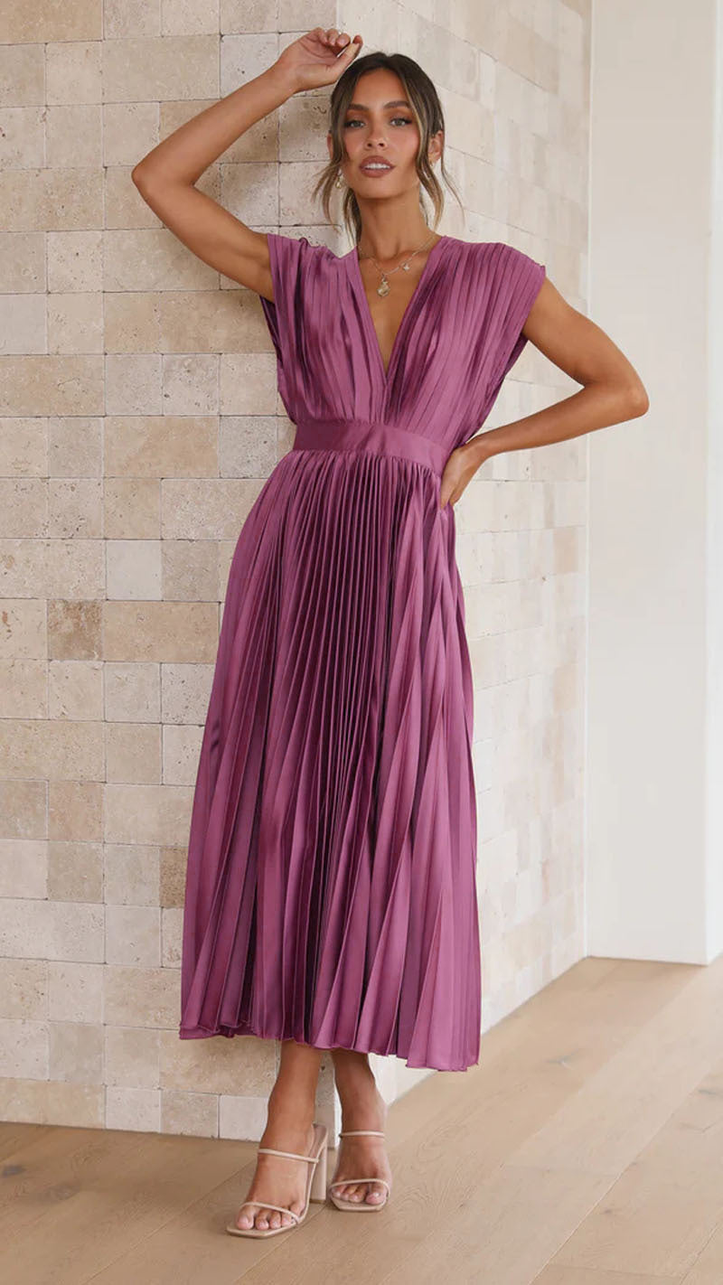 Sexy Pleated Dress