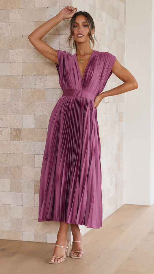 Sexy Pleated Dress