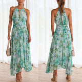 Printed Long Dress
