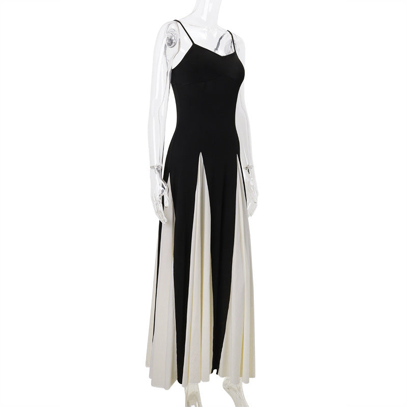 Contrast Panel Women's Dress