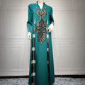 Elegant Long Embroidered Dress