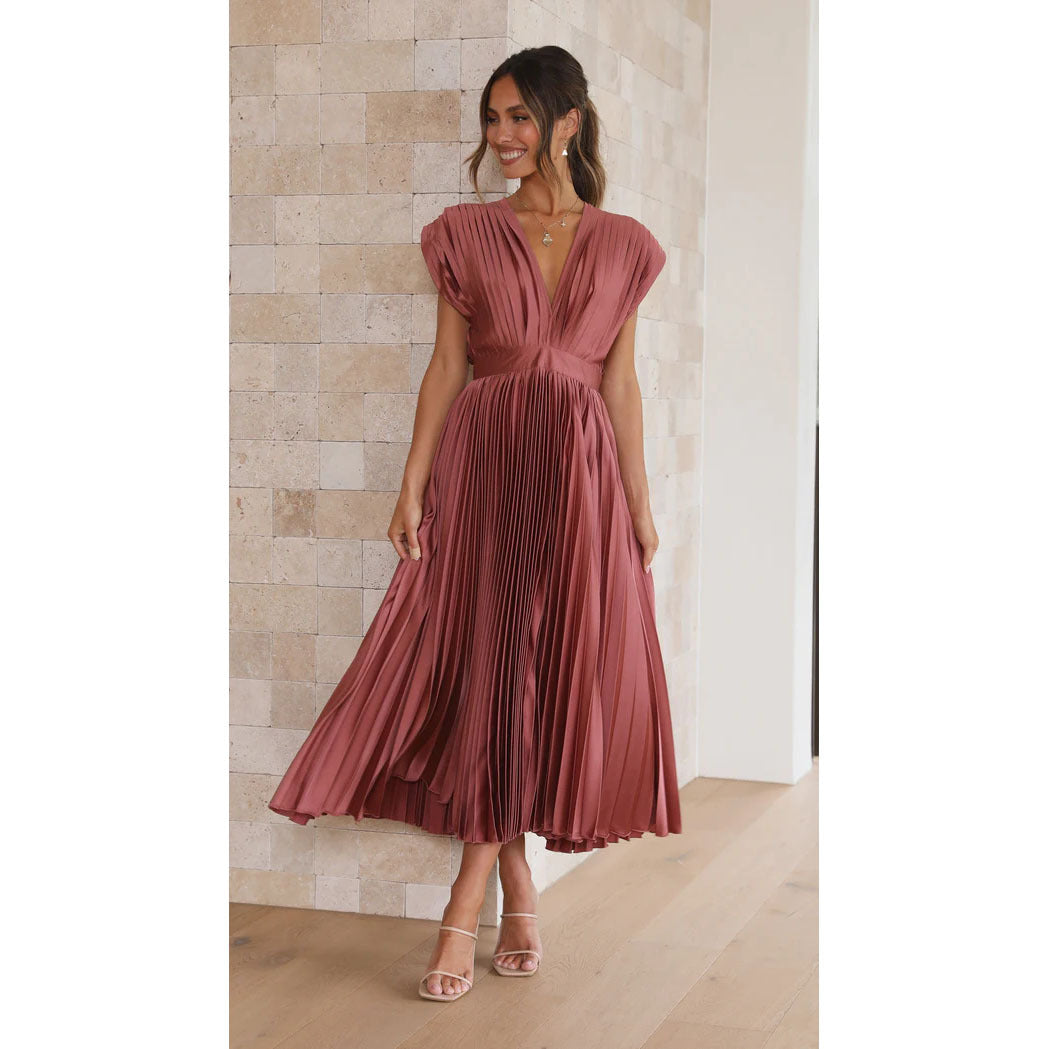 Sexy Pleated Dress