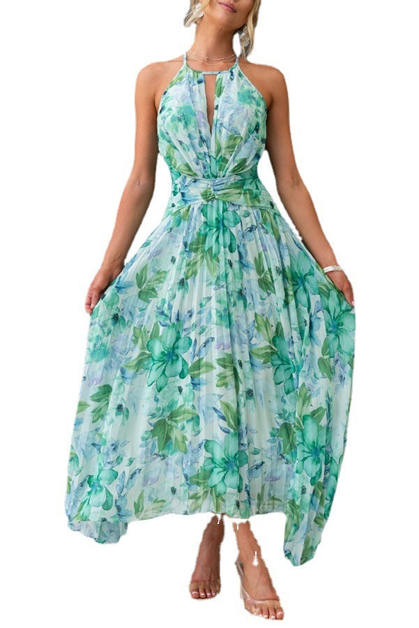 Printed Long Dress