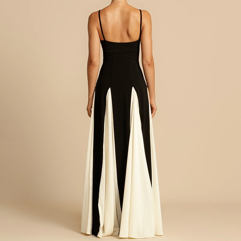 Contrast Panel Women's Dress