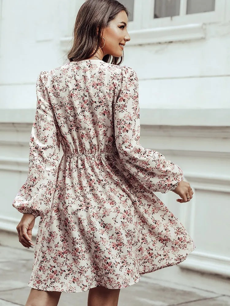 Elegant Printed Dress