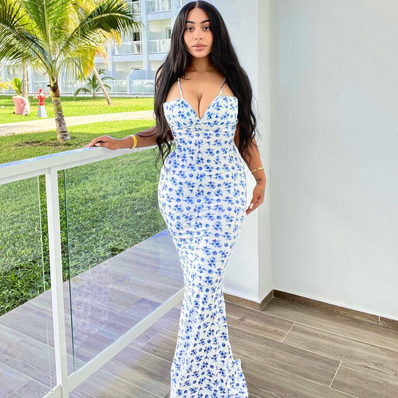 Strappy Long Dress